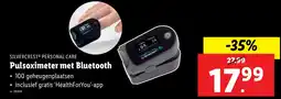 Lidl Silvercrest Personal Care Pulsoximeter met Bluetooth aanbieding