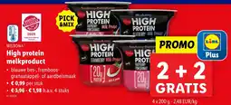 Lidl Milbona High Protein Melkproduct aanbieding