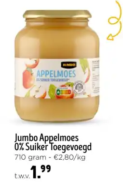 Jumbo Jumbo Appelmoes 0% Suiker aanbieding