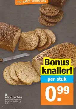 Albert Heijn Alle AH Les Pains aanbieding