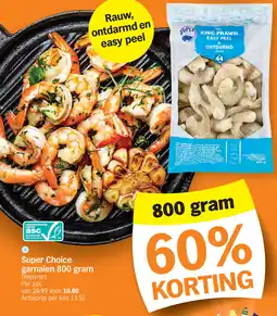 Albert Heijn Super Choice garnalen aanbieding