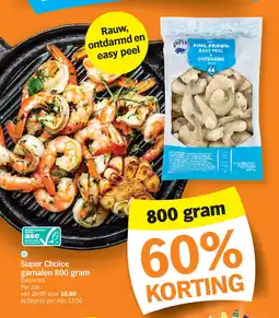 Albert Heijn Super Choice garnalen aanbieding