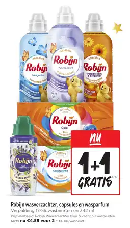Jumbo Robijn Wasverzachter Puur & Zacht aanbieding
