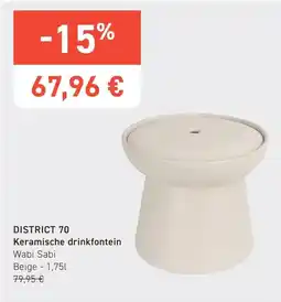 Tom&Co District 70 Keramische drinkfontein aanbieding