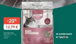 Tom&Co Kattenbakvulling Babypoeder XL aanbieding
