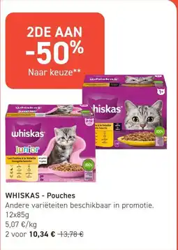 Tom&Co Whiskas Pouches aanbieding