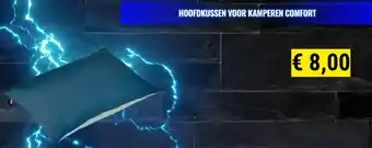 Hoofdkussen voor kamperen comfort