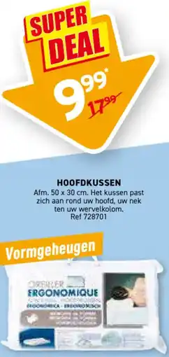 Trafic Hoofdkussen aanbieding