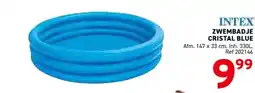 Trafic Intex Zwembadje cristal blue aanbieding