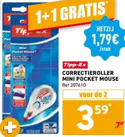 Trafic Tipp-Ex Correctieroller mini pocket mouse aanbieding