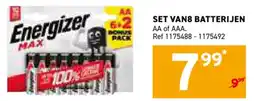 Trafic Set vans batterijen aanbieding