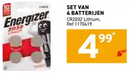 Trafic Set van 4 batterijen aanbieding