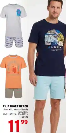 Trafic Pyjashort heren aanbieding