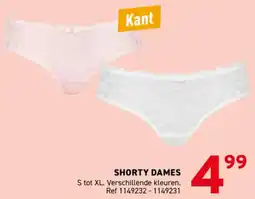 Trafic Shorty dames aanbieding