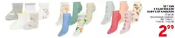 Trafic Set van 5 paar sokken baby's of kinderen aanbieding