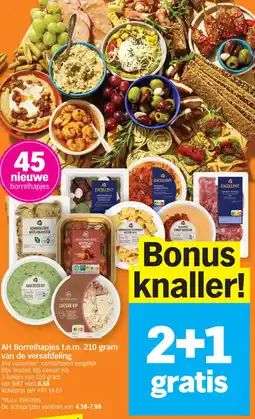 Albert Heijn AH Borrelhapjes aanbieding