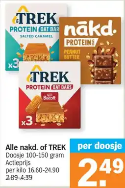 Albert Heijn Alle nakd. of TREK aanbieding