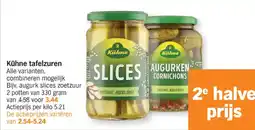 Albert Heijn Kühne tafelzuren aanbieding