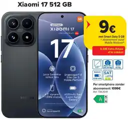 Carrefour Xiaomi 17 512 GB aanbieding