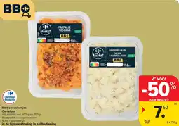 Carrefour Market Barbecueslaatjes Carrefour in de fijnkostafdeling in zelfbediening aanbieding