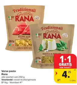 Carrefour Market Verse pasta Rana aanbieding