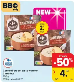 Carrefour Market Camembert om op te warmen Carrefour aanbieding