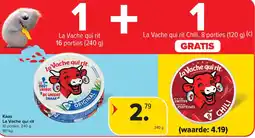 Carrefour Market Kaas La Vache qui rit aanbieding