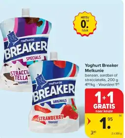Carrefour Market Yoghurt Breaker Melkunie aanbieding