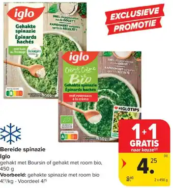Bereide spinazie iglo