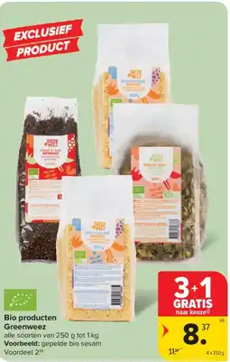 Carrefour Market Bio producten Greenweez aanbieding