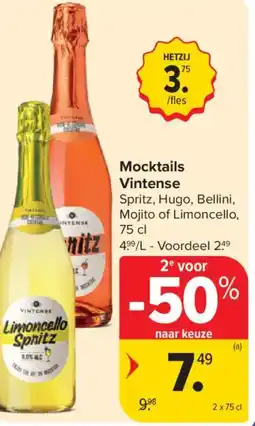Carrefour Market Mocktails Vintense aanbieding