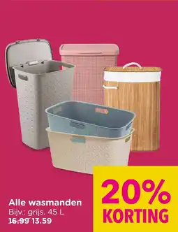 Xenos Alle wasmanden aanbieding