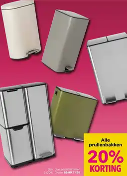 Xenos Alle prullenbakken aanbieding