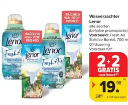 Carrefour Market Wasverzachter Lenor aanbieding