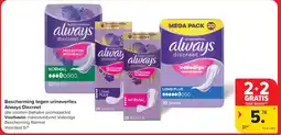 Carrefour Market Bescherming tegen urineverlies Always Discreet aanbieding