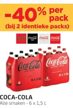 BelBev Coca-Cola Alle smaken aanbieding