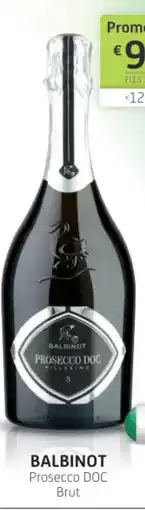 BelBev Balbinot prosecco doc brut aanbieding