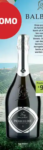 BelBev Balbinot prosecco doc brut aanbieding