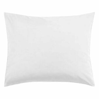 Leen Bakker Kussensloop percale katoen - wit (2 stuks) - 60x70 cm - Leen Bakker aanbieding