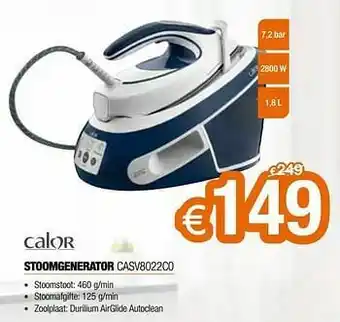 Expert Calor stoomgenerator casv8022c0 aanbieding