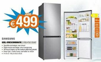Expert Samsung koel-vriescombinatie s1rb34t601dsaef aanbieding