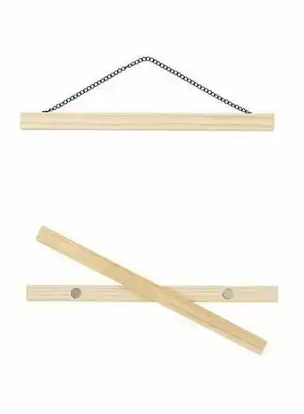 HEMA HEMA Posterklemmen A3 (hout) aanbieding