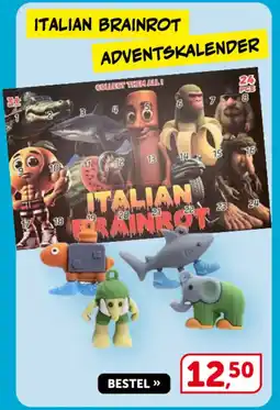 Boekenvoordeel Italian brainrot adventskalender aanbieding