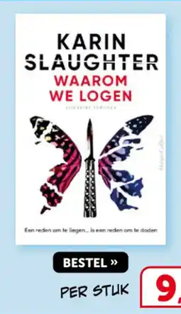 Boekenvoordeel Karin Slaughter Waarom We Logen aanbieding