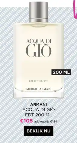 ICI PARIS XL Armani acqua di giò aanbieding