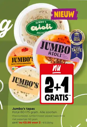 Jumbo's tapas
