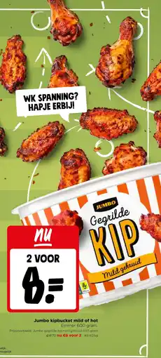 Jumbo Jumbo kipbucket mild of hot aanbieding