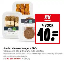Jumbo Jumbo vleesvervangers BBQ aanbieding