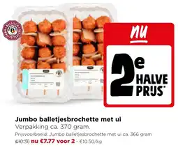 Jumbo Jumbo balletjesbrochette met ui aanbieding