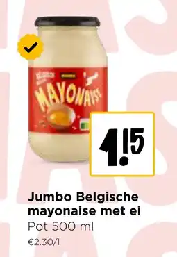 Jumbo Jumbo Belgische mayonaise met ei aanbieding